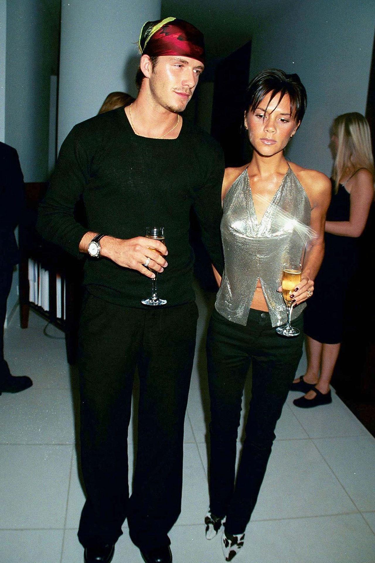 <p>David and Victoria Beckham</p>