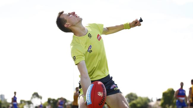 The umpires dodged any moments of controversy during the Western Bulldogs-Hawthorn trial game.