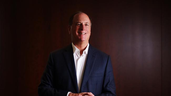 Larry Fink is CEO of BlackRock, the largest money management firm in the world with more than $7 trillion in assets under management. Picture: Jane Dempster