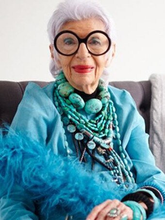 Iris Apfel. Picture: Advertiser Library