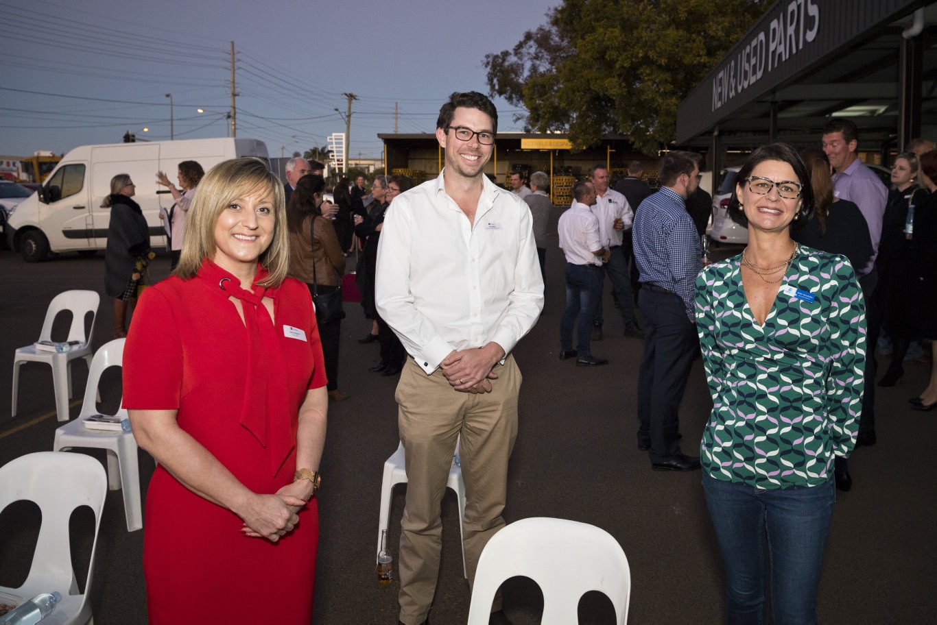 At the Business Excellence Awards 2020 launch are (from left) Jenni Butler, Chris Black and Kate Venables at Tilly's, Wednesday, September 9, 2020. Picture: Kevin Farmer