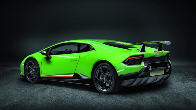 Car of the year ... the Lamborghini Huracan Performante. Photo: Supplied