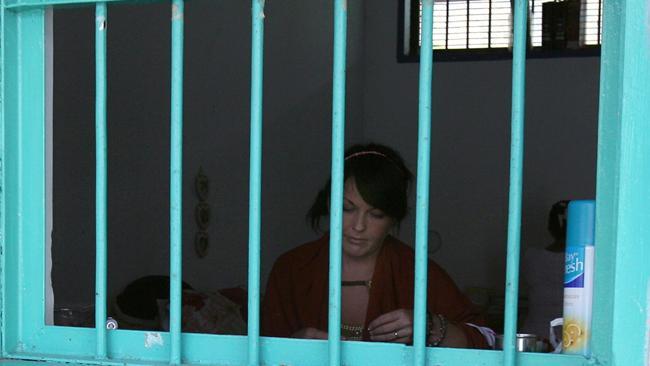 Schapelle Corby in front of her cell in 2004 / Pic: Lukman S. Bintoro