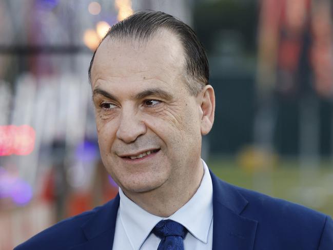 DAILY TELEGRAPH 15TH OCTOBER 2024Pictured at Royal Randwick Racecourse in Sydney is Peter V'landys AM at The Everest barrier draw dinner for the 2024 running of the 20 million dollar race.Picture: Richard Dobson