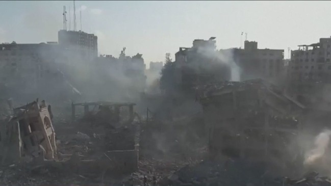 New drone video shows Gaza destruction