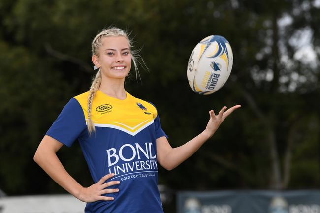 Bond University women's rugby player Eva Doblo