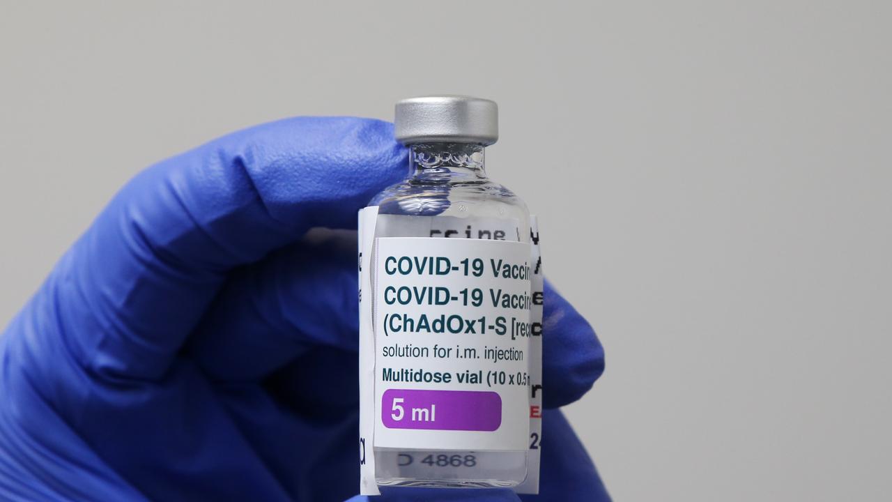 A vial of the AstraZeneca Covid-19 vaccine.