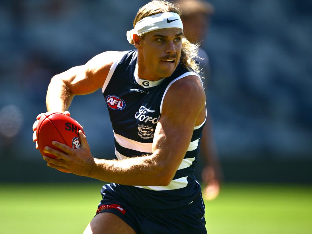 You couldn’t miss Bailey Smith in his new colours. Picture: Quinn Rooney/Getty Images