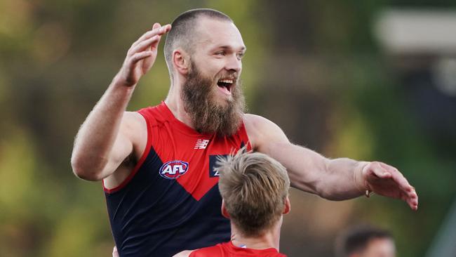 Max Gawn scored 212 ranking points against North Melbourne. Picture: AAP