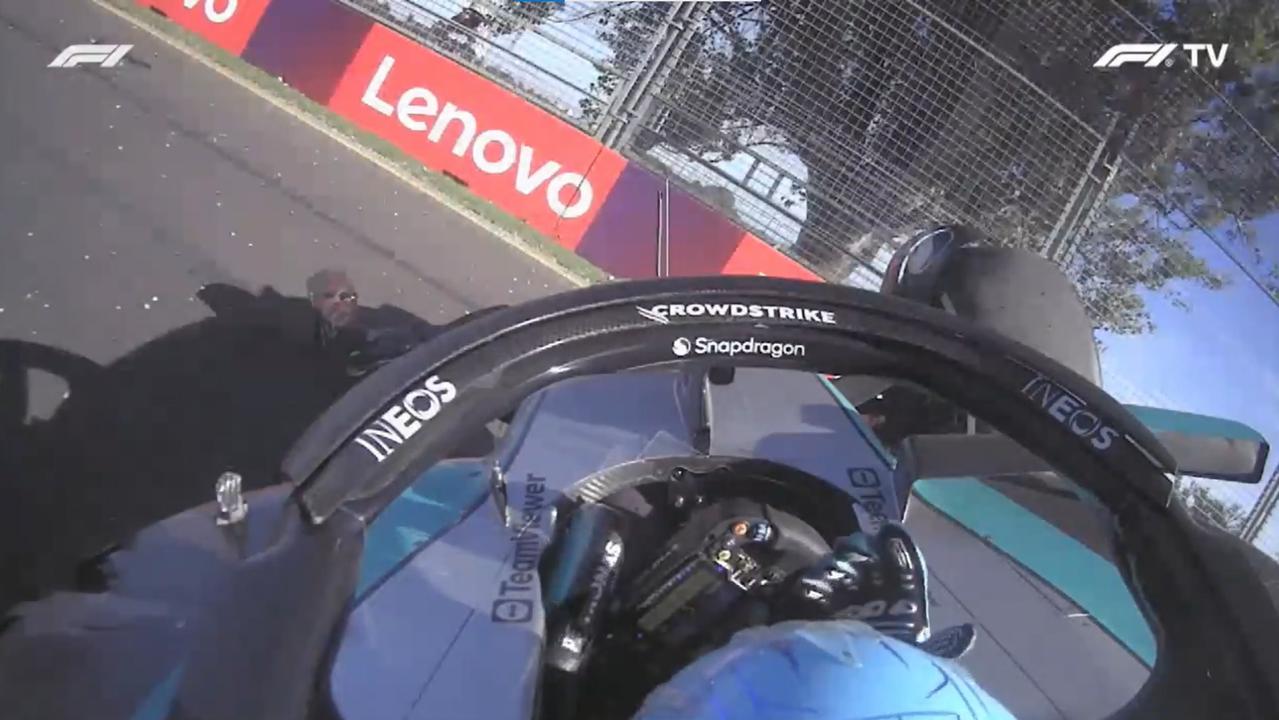 George Russell de Mercedes plaide pour le drapeau rouge après un énorme accident dans le dernier tour du Grand Prix d’Australie