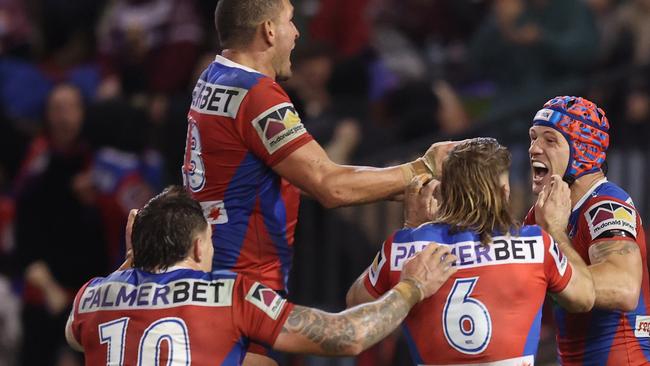 The Knights produced a stunning comeback on Thursday night. (Photo by Scott Gardiner/Getty Images)