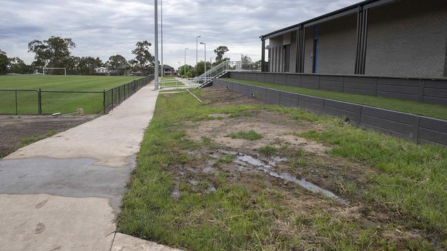 Whittlesea Ranges Football Club says its pitches are “unplayable” and its sporting pavilion still under construction.