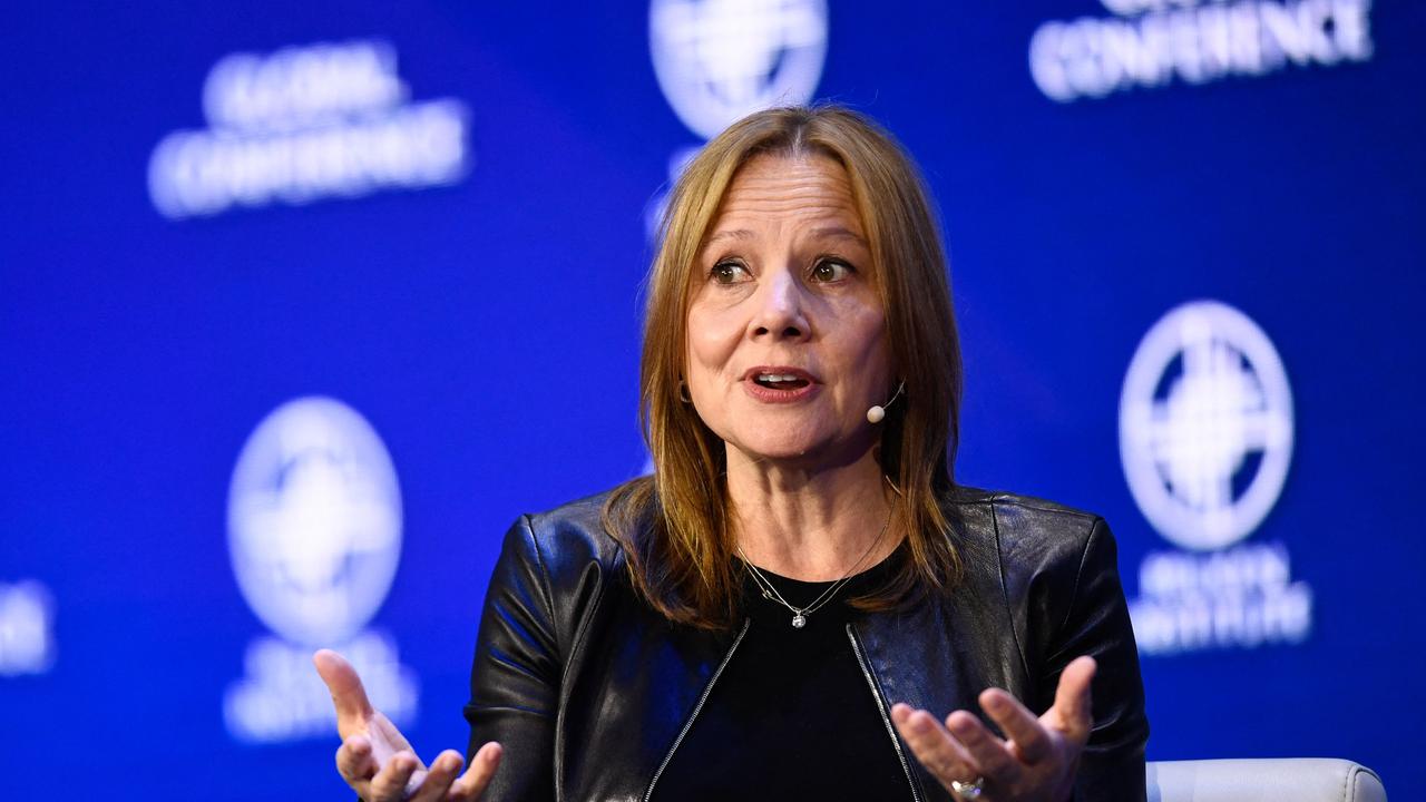 Mary Barra, Chair and CEO of the General Motors Company. Picture: Patrick T. Fallon / AFP