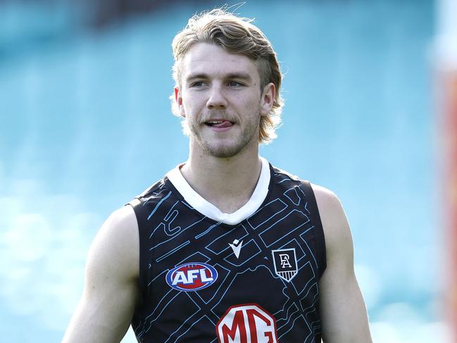 Jason Horne-Francis during Port AdelaideÃs captainÃs run at the SCG on September 19, 2024. Photo by Phil Hillyard(Image Supplied for Editorial Use only - **NO ON SALES** - Â©Phil Hillyard )