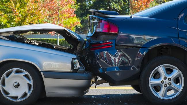 Nose-to-tail collisions were the most common crash in most capital cities.