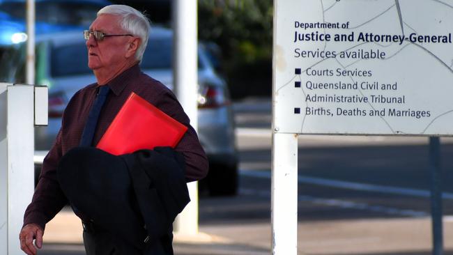 Lawyer Trevor Kyle outside the Ingham Magistrates Court. Picture: Cameron Bates