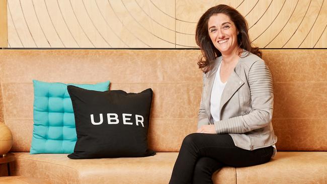 Jodie Auster is the Uber Eats General Manager. Picture: James Horan