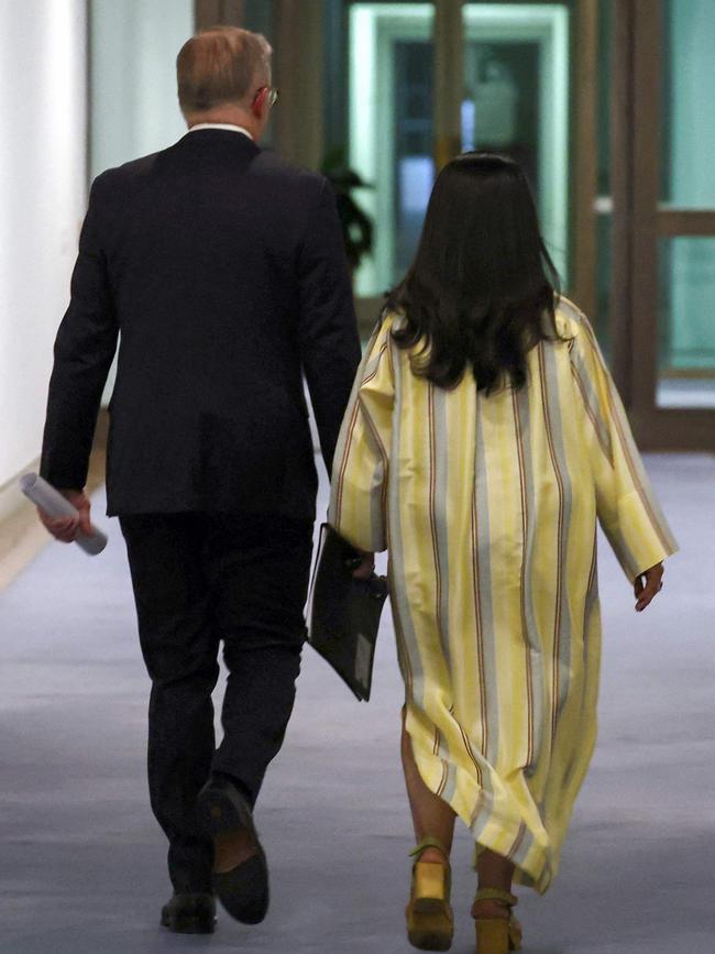 Anthony Albanese and Linda Burney