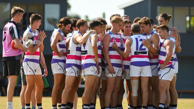 The Broadbeach Cats QAFL team. Picture: KPM Sports Images.