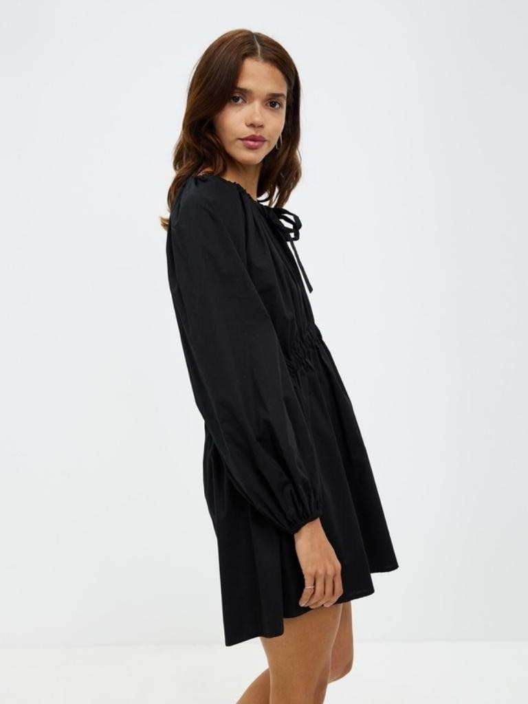 Aere Relaxed Organic Cotton Poplin Mini Dress. Picture: THE ICONIC.