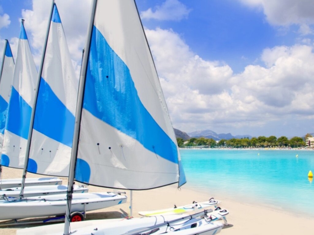 The British tourist committed the offence at the resort of Puerto de Alcudia, pictured. Picture: Getty