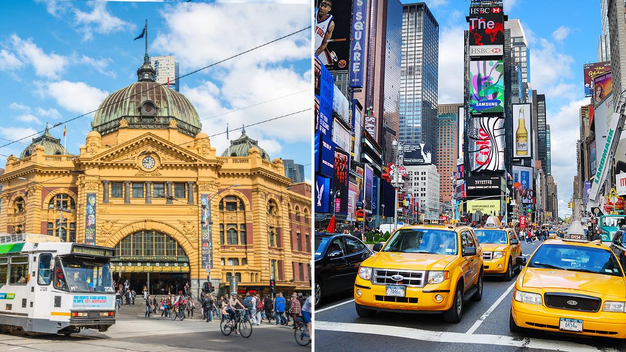 New York City is really similar to Melbourne, Australia