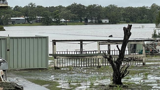 Flooding at McGraths Hill, NSW, in March 2022. Picture: Ben Talintyre