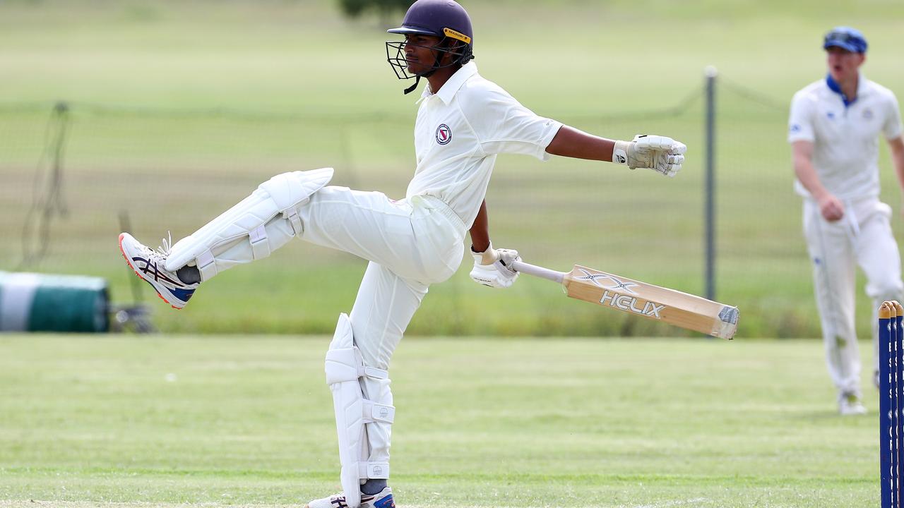 Brisbane State High School’s Aaron Joby. Picture: Tertius Pickard