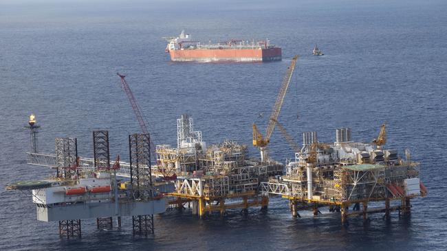 Santos’ Bayu-Undan field is expected to store tens-of-millions of tonnes of CO2. Picture: Conoco Phillips.