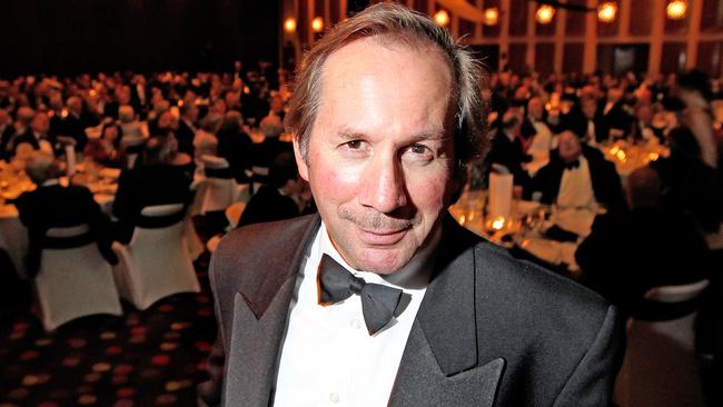 Multiple premiership player Brent Crosswell at his elevation to Icon status at a Tasmanian Football Hall of Fame ceremony.