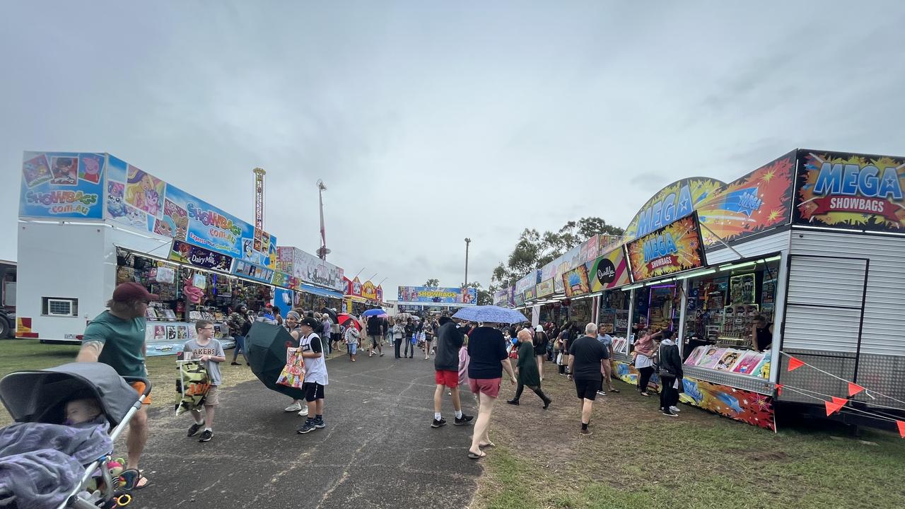 Thousands of people visited the show on Friday, with many finding their way to the showbags.