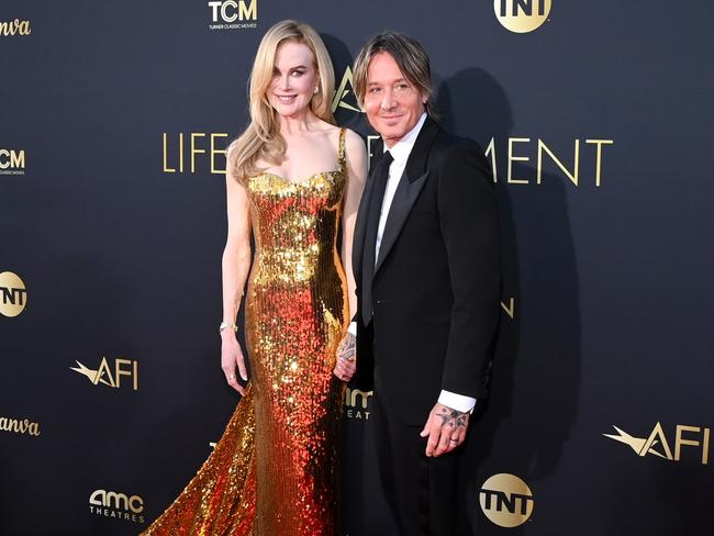 Nicole Kidman and Keith Urban. Picture: Jon Kopaloff/Getty Images for AFI