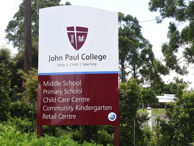 John Paul College has copped flak for axing some arts and humanities subjects.