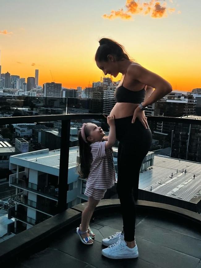 Mr Pearce shares custody of daughter Arna with former partner and fellow fitness entrepreneur Kayla Itsines (pictured). Picture: Instagram