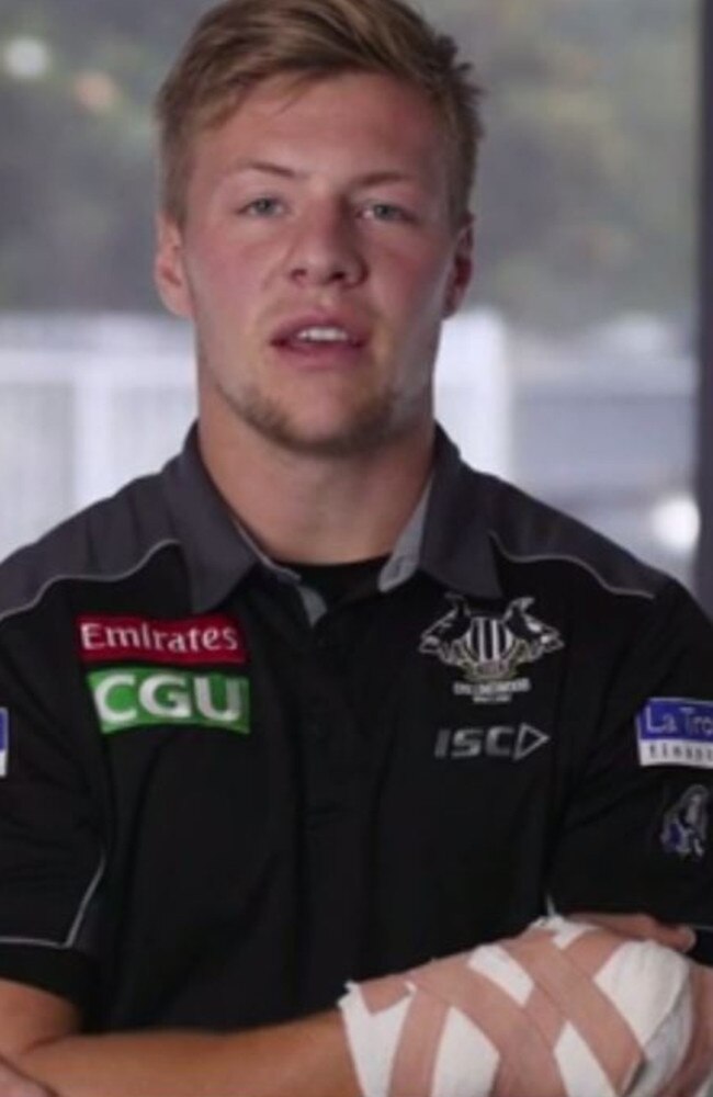 Jordan De Goey admitted he lied about how he broke his hand.