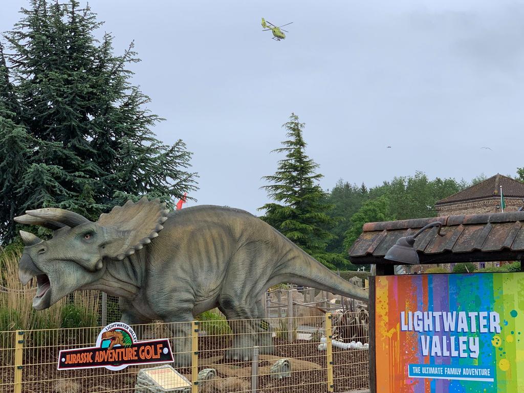 Lightwater Valley theme park. Picture: Simon Moran/Getty Images