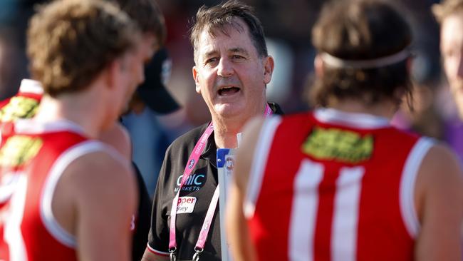 Ross Lyon will lead the Saints with a hard edge. Picture: Getty Images