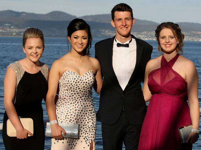 From left, Mekayla Burns, Shania Kava, Samuel Wakefield and Georgia Moore.