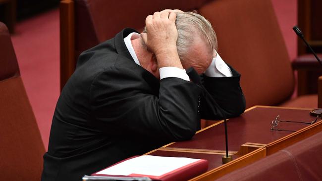 Nationals Senator Barry O'Sullivan voted against the bill in the Senate. (Pic: Mick Tsikas/AAP)