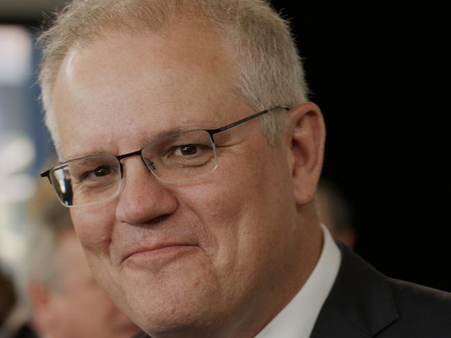 SYDNEY, AUSTRALIA - NewsWire Photos SEPTEMBER 15 2020. Prime Minister Scott Morrison announces an energy plan for the Hunter Valley region at  Westrac.  Picture: NCA NewsWire / Joel Black
