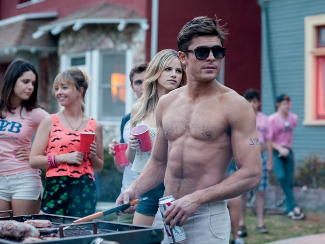 Zac Efron in a scene from film Bad Neighbours