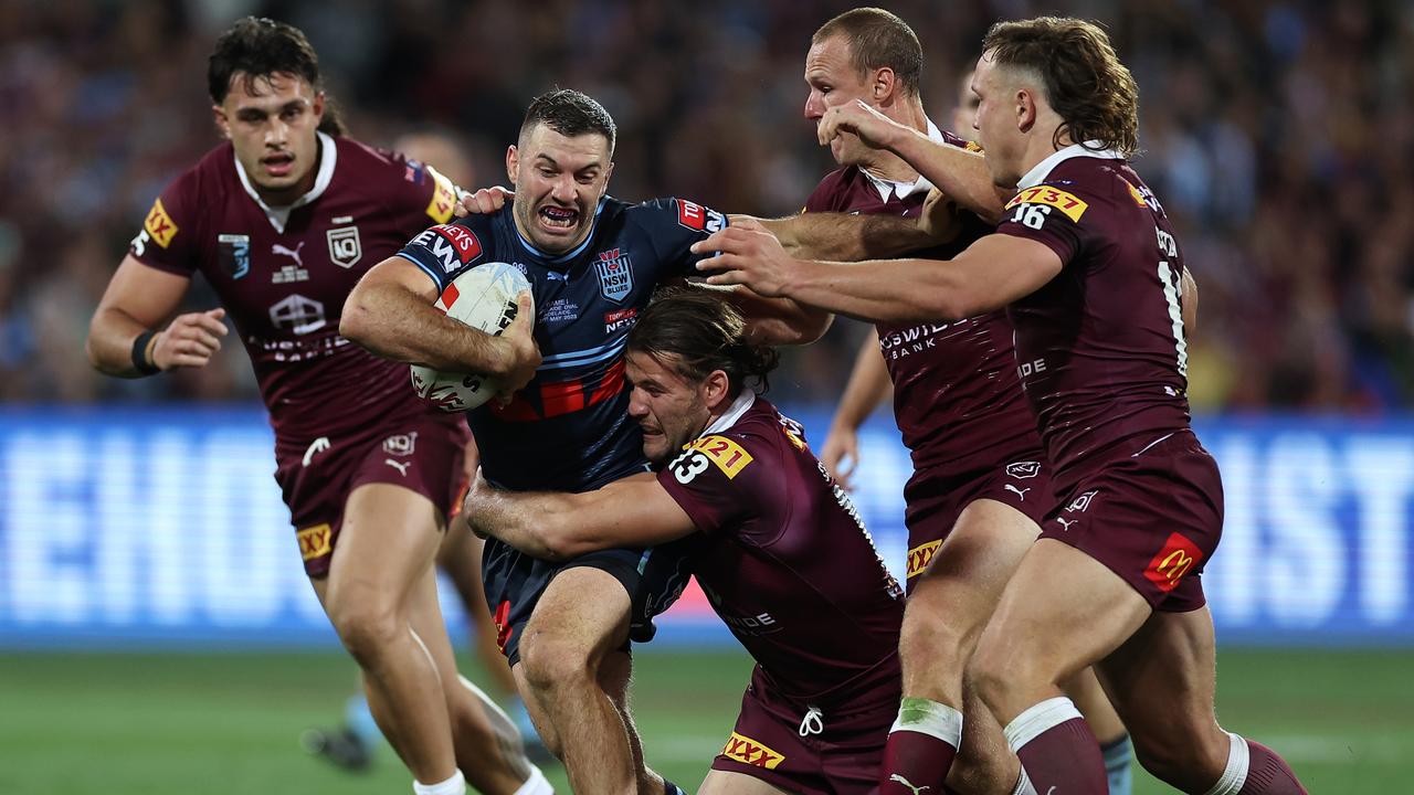 James Tedesco a produit de gros chiffres dans le premier match, mais son manque de créativité a suscité de vives critiques.  Image: Cameron Spencer / Getty Images