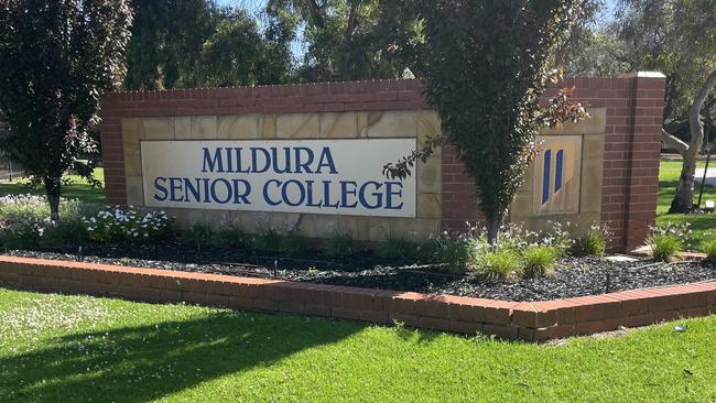 Mildura Senior College year 12 students are facing potentially having to graduate away from their mates. Picture: Stuart Kavanagh