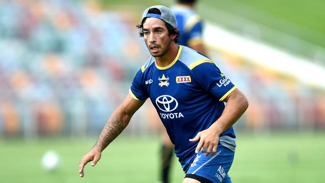 Johnathan Thurston prepares for his testimonial. Picture: Alix Sweeney