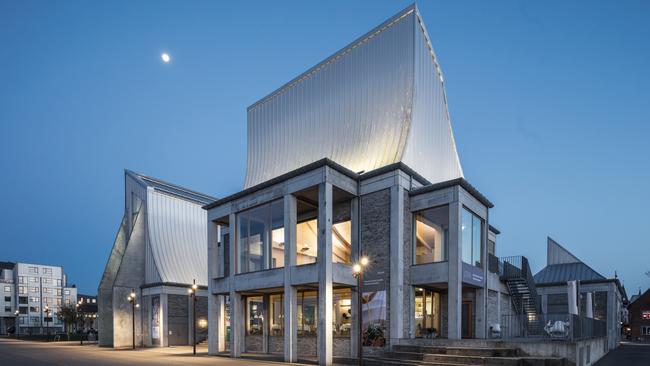 The Utzon Centre in Aalborg, Denmark.