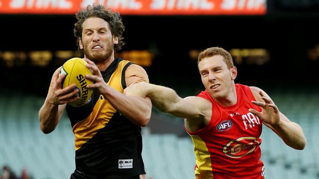 Ty Vickery is often criticised when the Tigers perform poorly, according to his manager. Picture: Colleen Petch