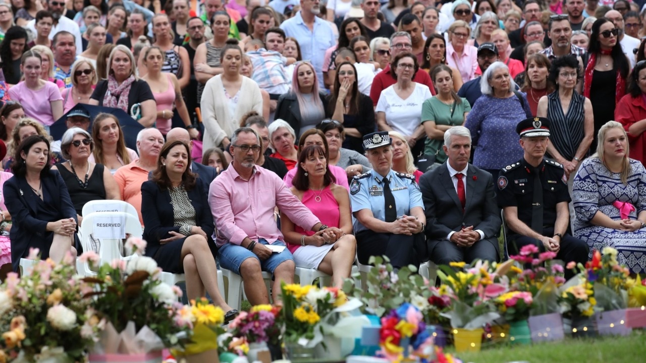 Public memorial held to mourn slain mother Hannah Clarke and her children