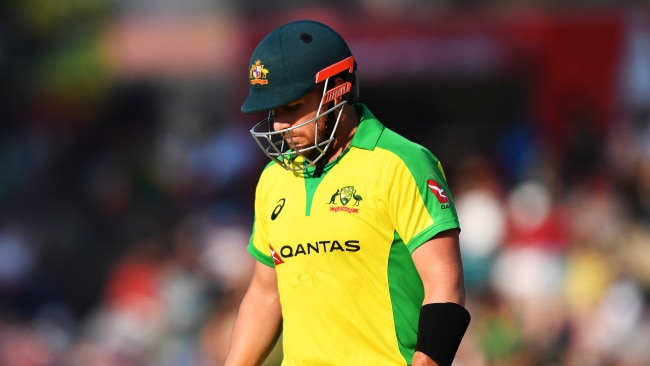 PAARL, SOUTH AFRICA - FEBRUARY 29: Aaron Finch of Australia during the 1st ODI match between South Africa and Australia at Eurolux Boland Park on February 29, 2020 in Paarl, South Africa. (Photo by Ashley Vlotman/Gallo Images/Getty Images)