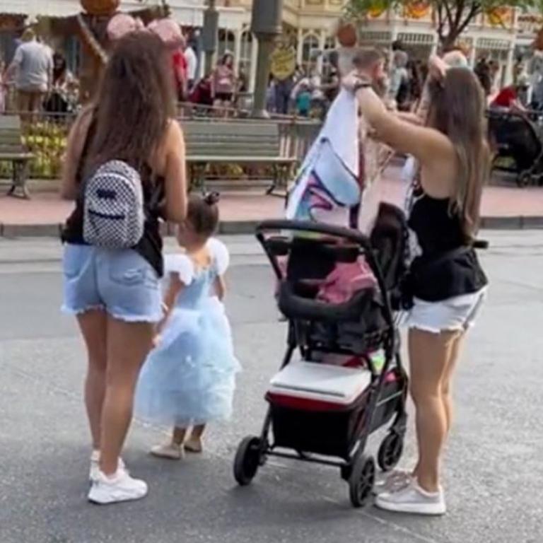 The little girl was dressed like a princess for her big day at the park. Picture: TikTok / myfrienditsmebarbie
