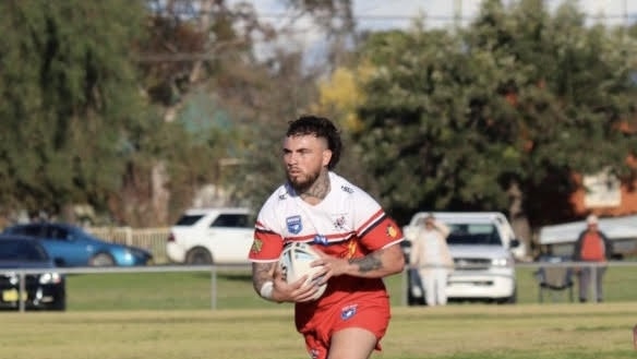 Peak Hill Roosters player Jyi Cohen.